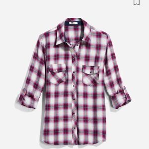 NWT Kut From The Kloth Boylen Flap Pocket Button Down S